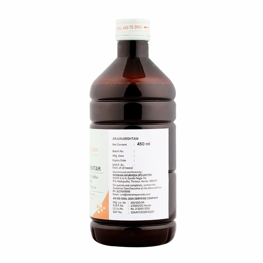 ARJUNARISHTAM (PARTHARISHTAM) 450 ML - Image 4