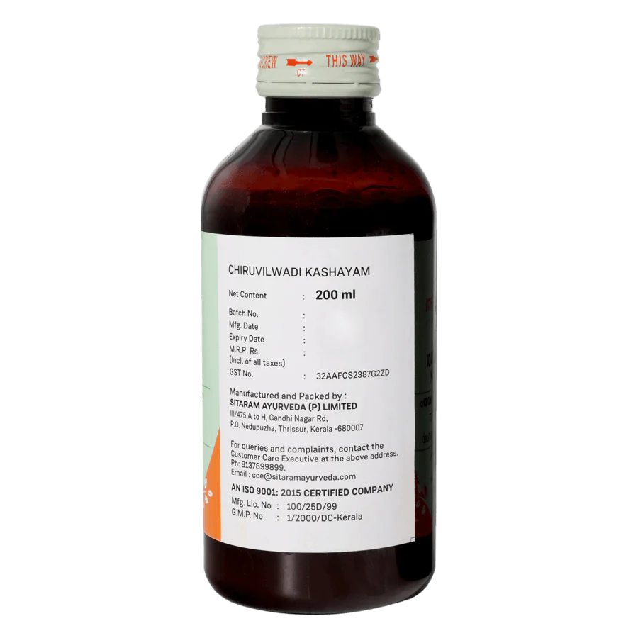CHIRUVILWADI KASHAYA 200 ML - Image 3