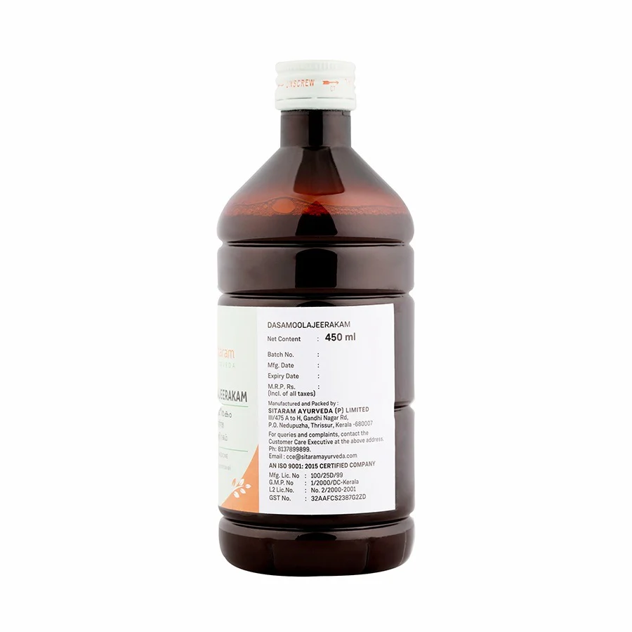 DASAMOOLAJEERAKARISHTAM 450 ML - Image 3