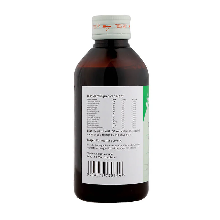 DHANADANAYANADI KASHAYAM 200 ML - Image 2