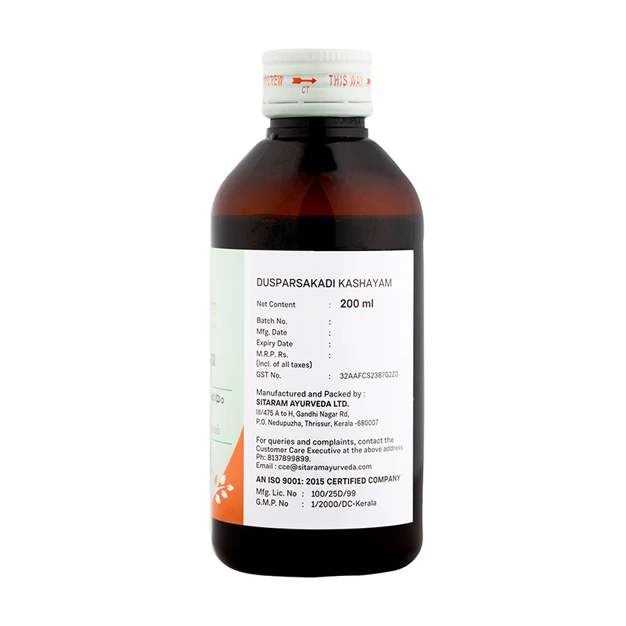DUSPARSAKADI KASHAYAM - 200 ML - Image 2