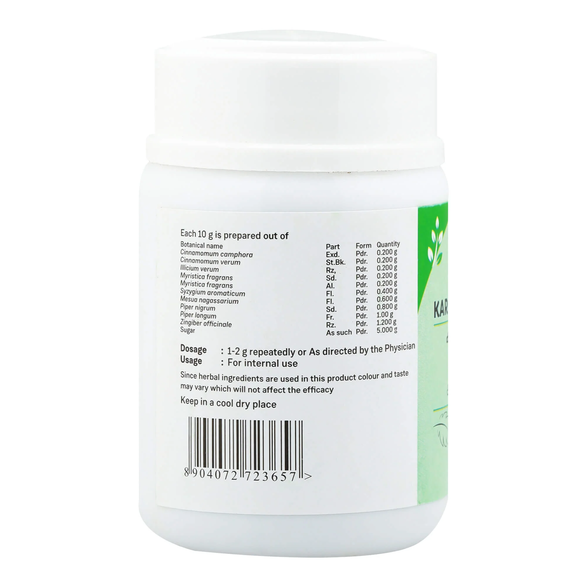 KARPOORADI CHOORNAM 50GM - Image 3