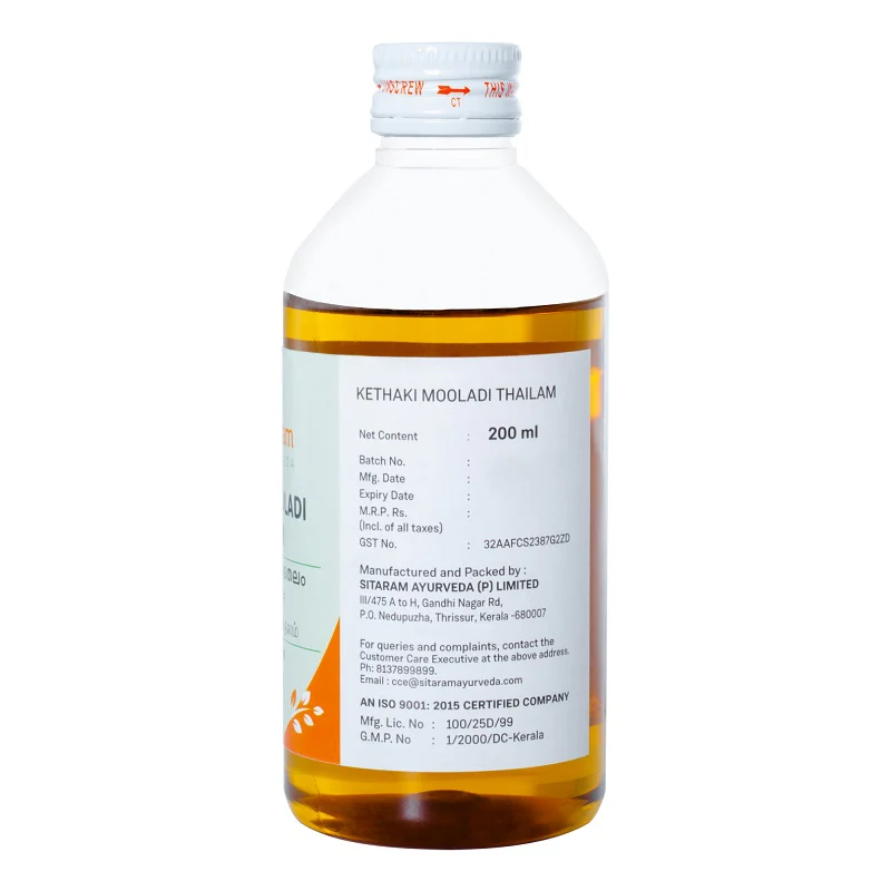KETHAKIMOOLADI THAILAM 200 ML - Image 4