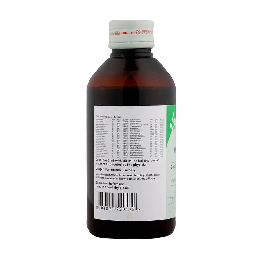 MAHAMANJISHTADI KASHAYAM 200 ML - Image 3