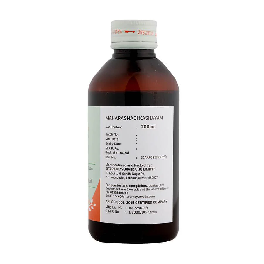 MAHARASNADI KASHAYAM 200 ML - Image 4