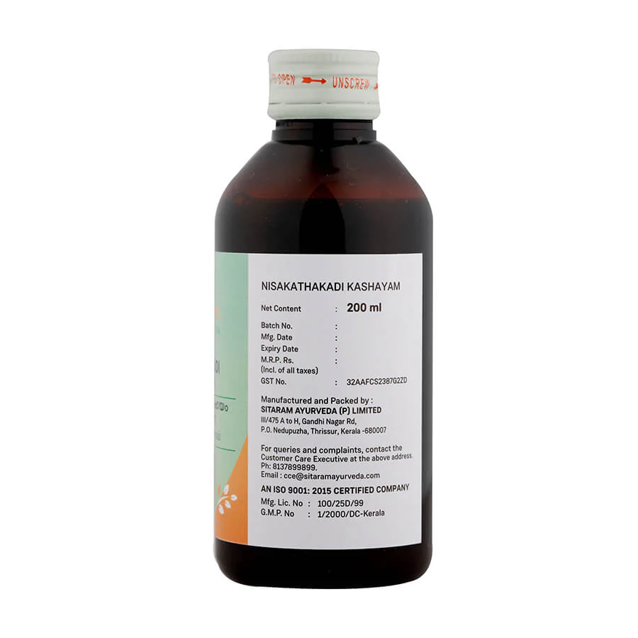 NISAKATHAKADI KASHAYAM 200 ML - Image 4