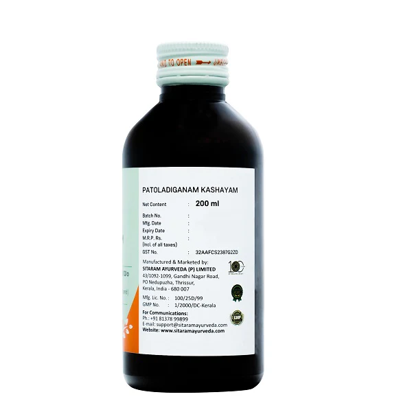 PATOLAKATUROHINYADI KASHAYAM | PATOLADI KASHAYAM 200 ML - Image 3