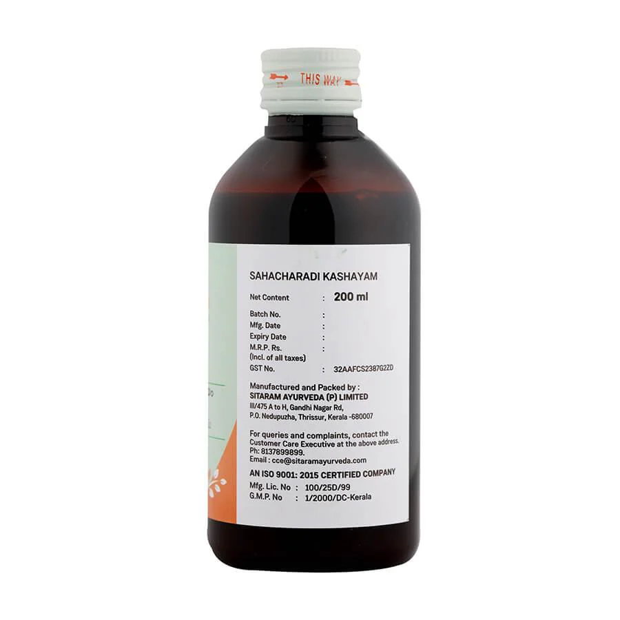 SAHACHARADI KASHAYA 200 ML - Image 4