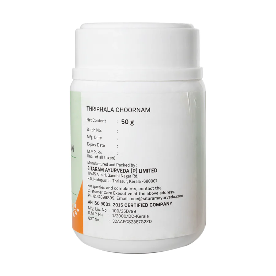 TRIPHALA CHOORNAM 50 GM - Image 3