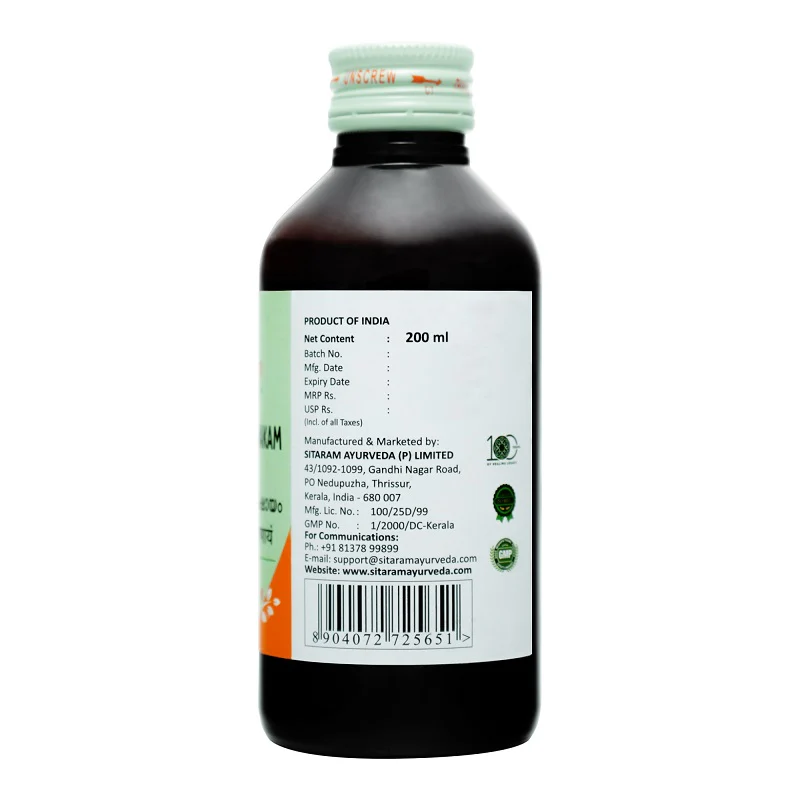 VASTHYAMAYANTHAKAM KASHAYAM 200 ML - Image 3
