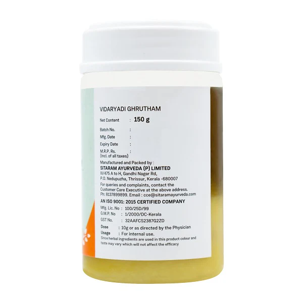 VIDARYADI GHRITAM 150 GM - Image 3